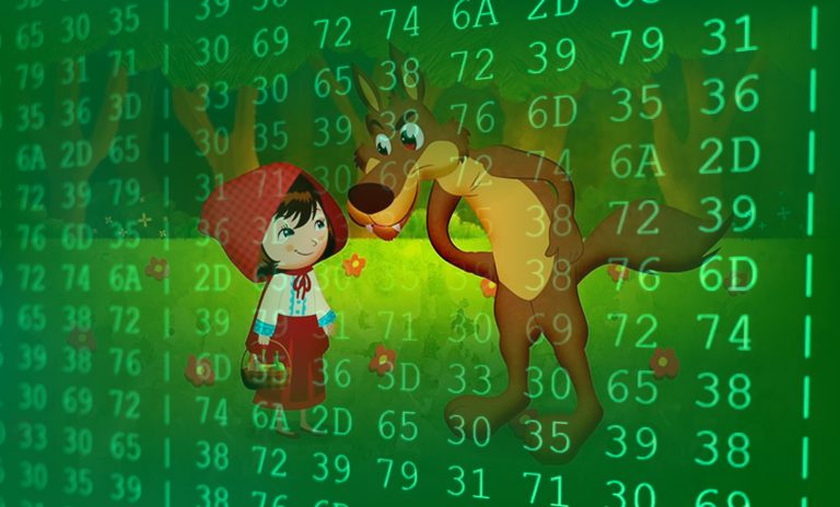 caperucita roja en internet