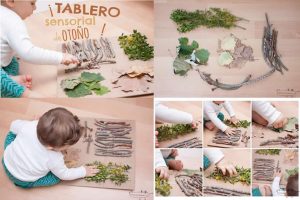 El otoño tablero sensorial