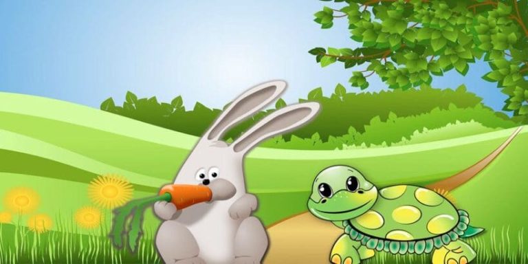 Cuento infantil La Liebre y la Tortuga