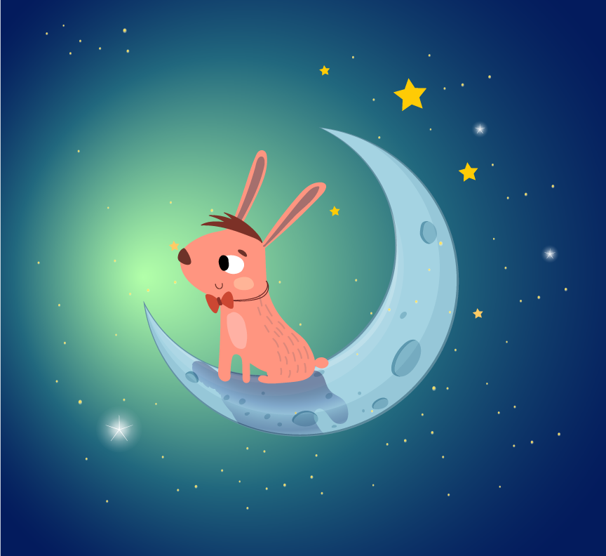 Cuento Infantil El Conejo y la Luna psicología Infantil 1