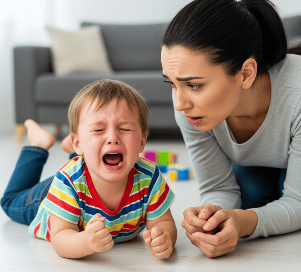 Niño recibiendo refuerzo positivo para problemas de conducta infantil