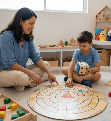 Juegos terapéuticos para niños en sesiones de psicología infantil