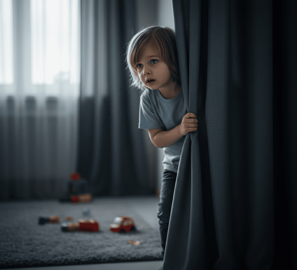 Niño con ansiedad infantil en Miami