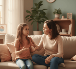 Psicóloga infantil guiando cómo enseñar a los niños a gestionar sus emociones