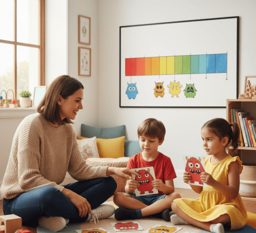 niños aprendiendo valores y desarrollo emocional en la niñez