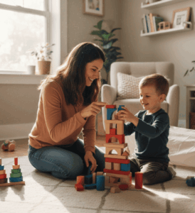 Momentos de juego consciente entre madre e hijo que impulsan el desarrollo emocional infantil